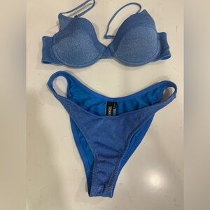 Blue Women's Swimwear Set TRIANGLE Bikini sizes m